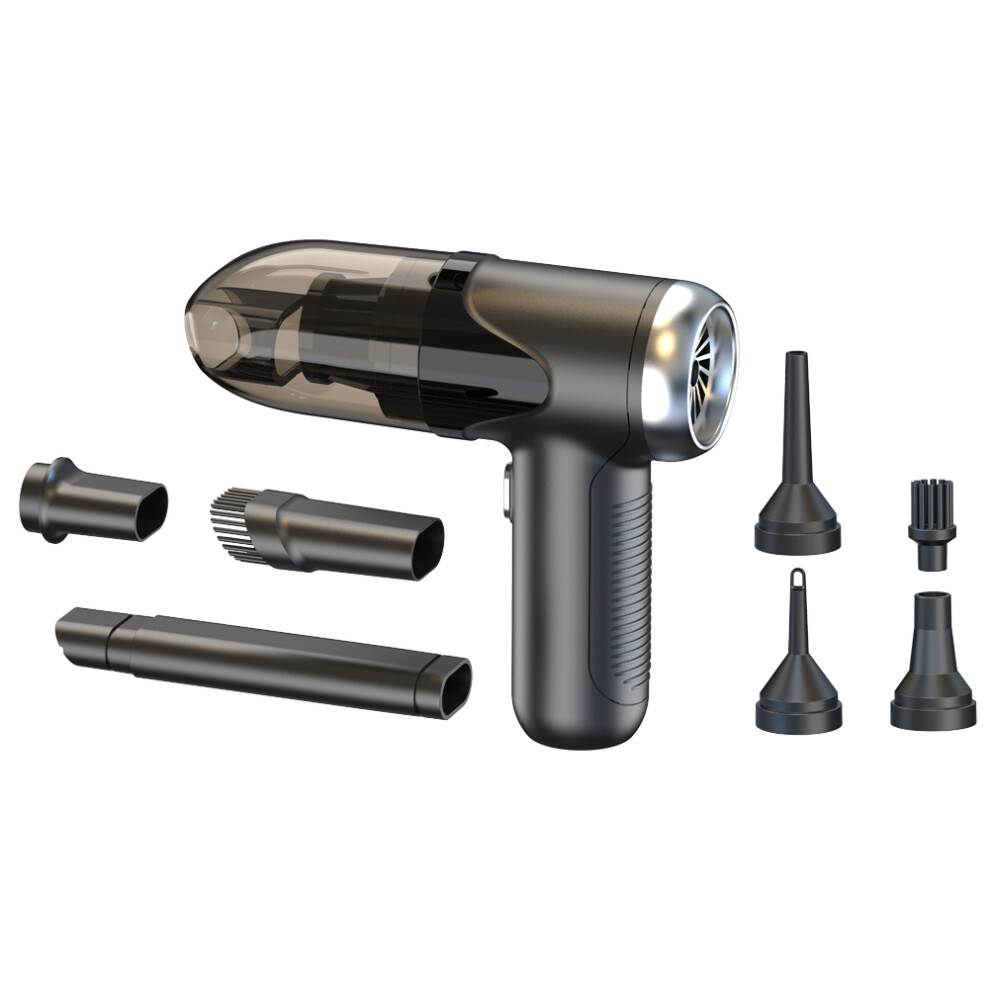 Cordless Car Vacuum Cleaner - Rncyn - Portable And Compact - 3-In-1 Function: Cleaning, Blowing, Pumping 9486689771058
