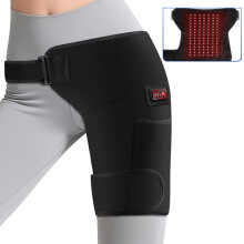 Beheizter Hüftmassager - RNCYN - Akkulos - Rotes Licht 660 nm - 3-Stufen-Thermotherapie - 3-Modi-Massage