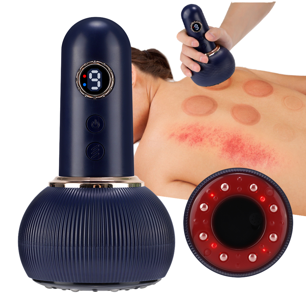 Rncyn Electric Vacuum Massager - 9 Levels Of Heating And Suction - Gua Sha Scratching & Vibration
