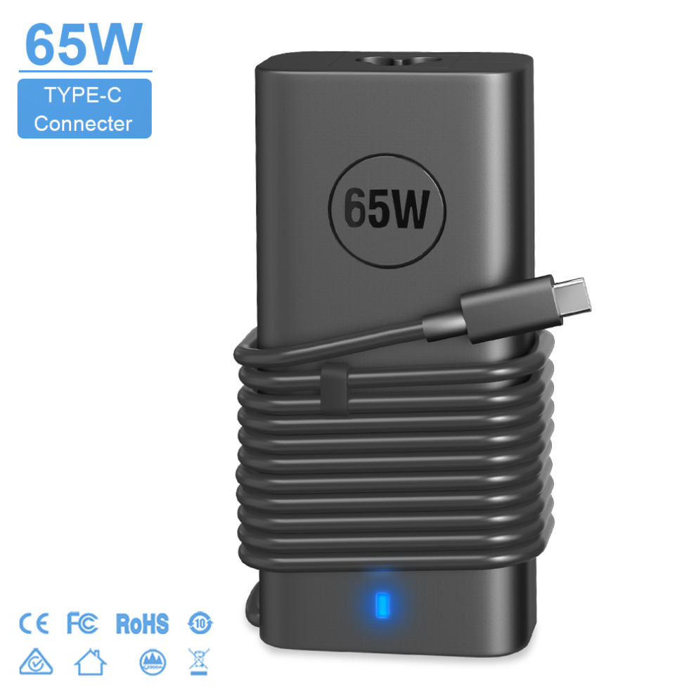 65W Usb-C Charger - Rncyn - Fast Charging - 5 Times Protection - Dell, Lenovo, Hp, Apple Compatibility 9486689783761