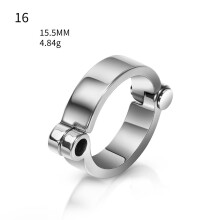 Parrot Enkelring - Phoesky - 316L Roestvrij Staal - 15,5mm - Feniks - Zwart - Goud - Sun