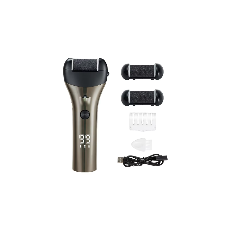 Rncyn Electric Foot File - 3 Adjustable Speeds - 5 W Power - Automatic Callus Removal