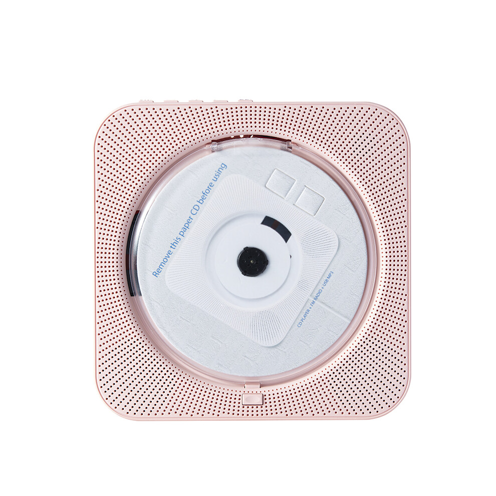 Portable Wall Mounted Cd Player - Rncyn - Bluetooth 5.0 - Built-In Fm Radio - Hifi Speaker - Mini Boombox - Usb Player 9106058706329