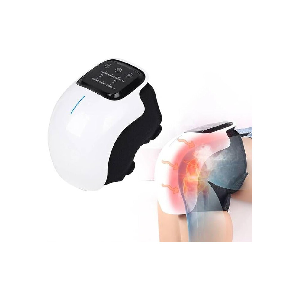 Rncyn Wireless Knee Massager - Large Led Display - Adjustable Straps - Built-In Timer