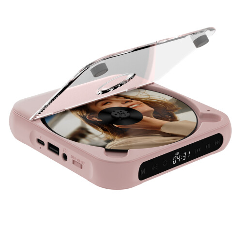 Portable Wall Radio - RNCYN - Built-in CD Player - Bluetooth 5.3 - A-B Loop Playback Function