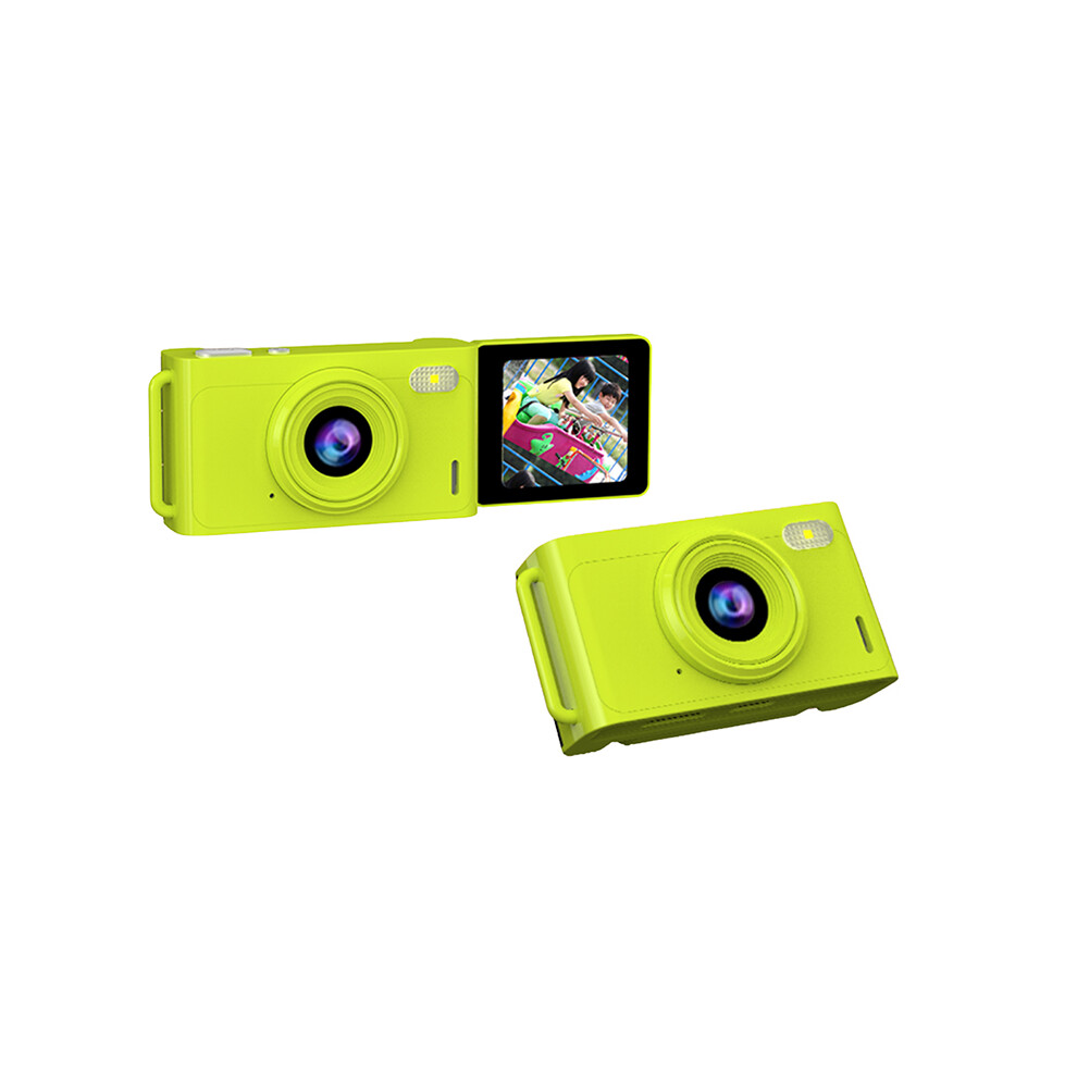 Mini Digital Camera - Rncyn - 1.4 Inch Flip Screen - 12Mp Beauty Mode - Anti-Vibration - 300Mah Battery Green 9486689780975