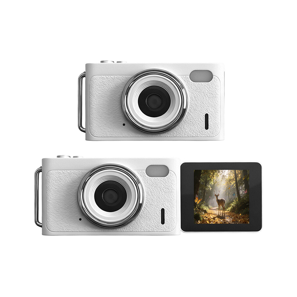 Hd Child Camera - Rncyn - 1080P Hd - 1.4 Inch Mini Camera - 12Mp Photos - 1920X1080p Videos - 512 Gb Storage White 9486689781026