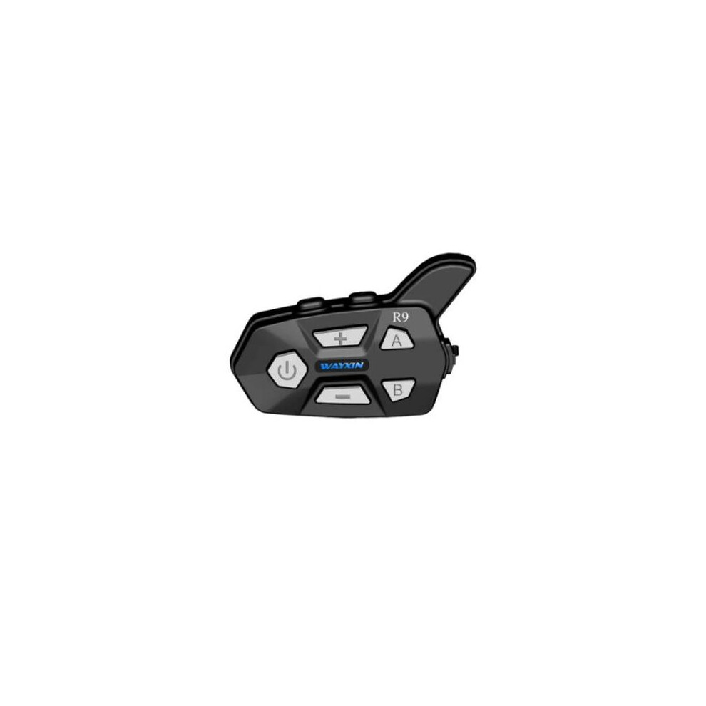 Motorcycle Intercom - Rncyn - Full Duplex - For 2 To 6 People - R9 Intercom Helmet - Waterproof - Noise Cancelling - Black 9106058698044