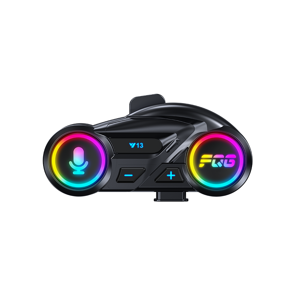 Wireless Motorcycle Helmet - Rncyn - Y13 - Bluetooth - Ip56 Waterproof - Music Listening - Motorcycle Accessories Black 9106058697641