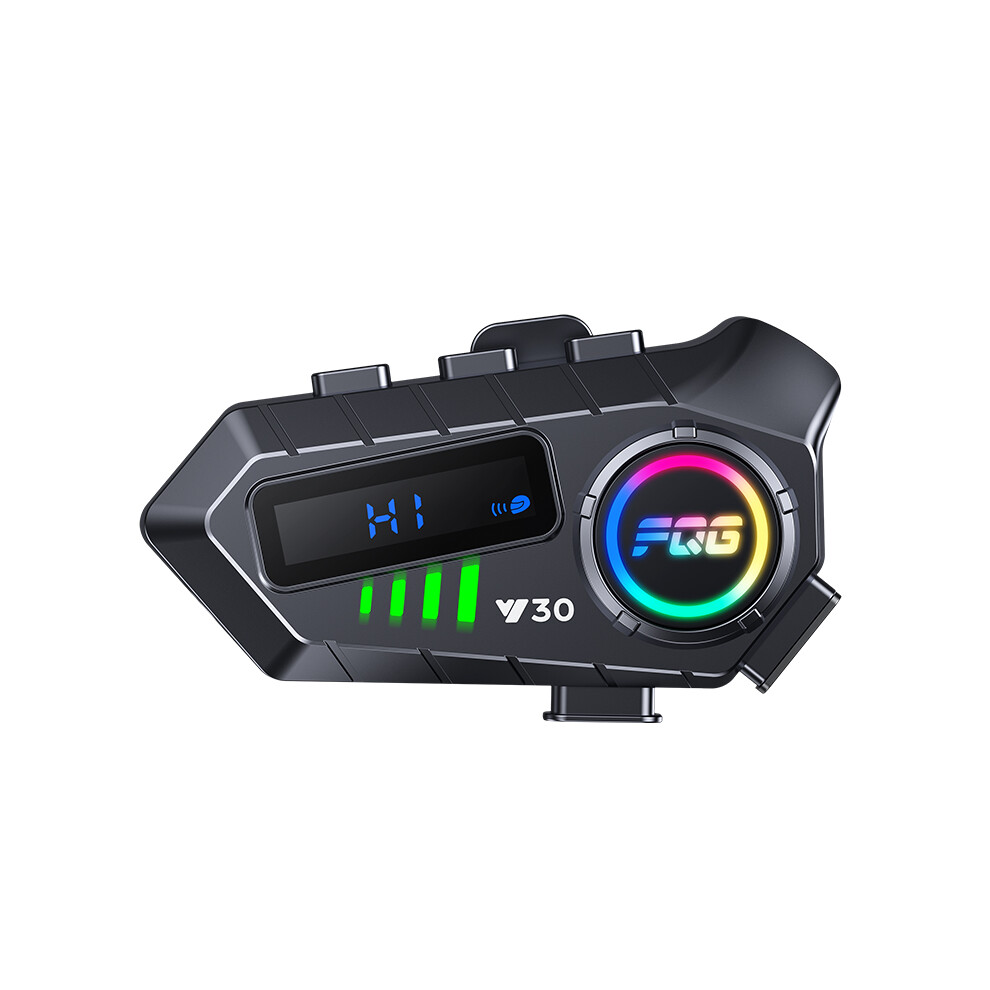 Wireless Motorcycle Helmet - Rncyn - Bluetooth Y30 - Integrated Led Lighting - Motorcycle Intercom - Wireless - Comfortable 9486689774554