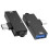 USB C OTG RNCYN Adapter 2 σε 1 Type C σε USB3.0 Γρήγορη φόρτιση PD 100W 1