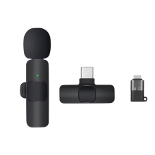 Draadloze Lavalier-microfoon - RNCYN - Mini-formaat - iPhone- en Android-compatibiliteit - Type-c + IOS - ABS-materiaal