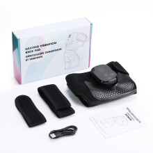 LED-Armmassager - RNCYN - Rotlichttherapie - Kabellose Fernbedienung - 5000mAh Akku - Neopren - Schwarz