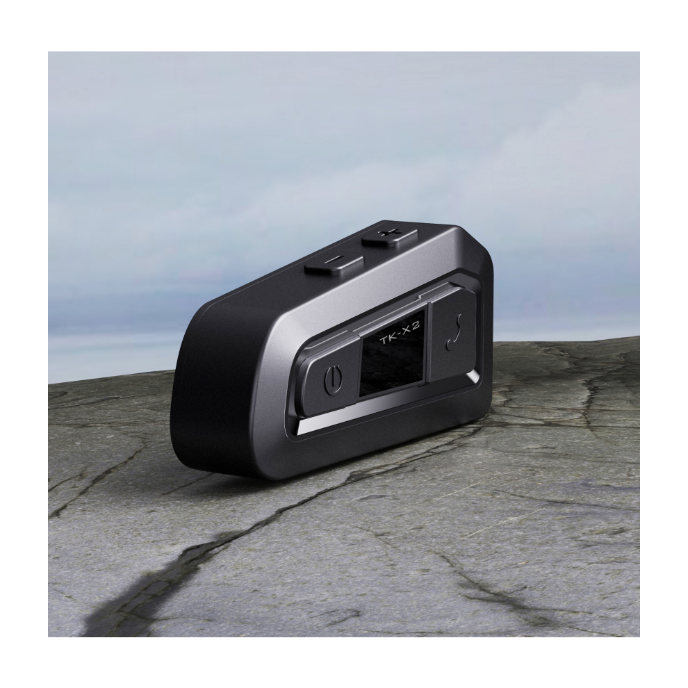 Motorcycle Helmet Intercom - Rncyn - Wireless Intercom - 2 Riders Talking Simultaneously - Model Tk-X2 - Abs Material 9106058697481