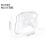 For   2 PRO Case Handheld Console Transparent Crystal Shell Cover Game Controller Accessories 6