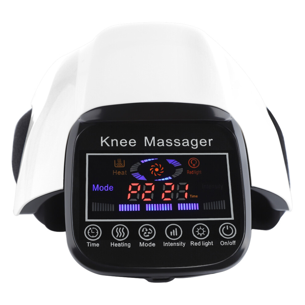 Rncyn Heated Knee Massager - Red Vibration & Light Therapy - Smart Air Compression