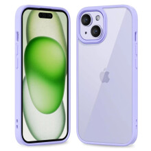Transparente, stoßfeste Silikon-Bumper-Hülle mit farbiger Rückseite für iPhone XR