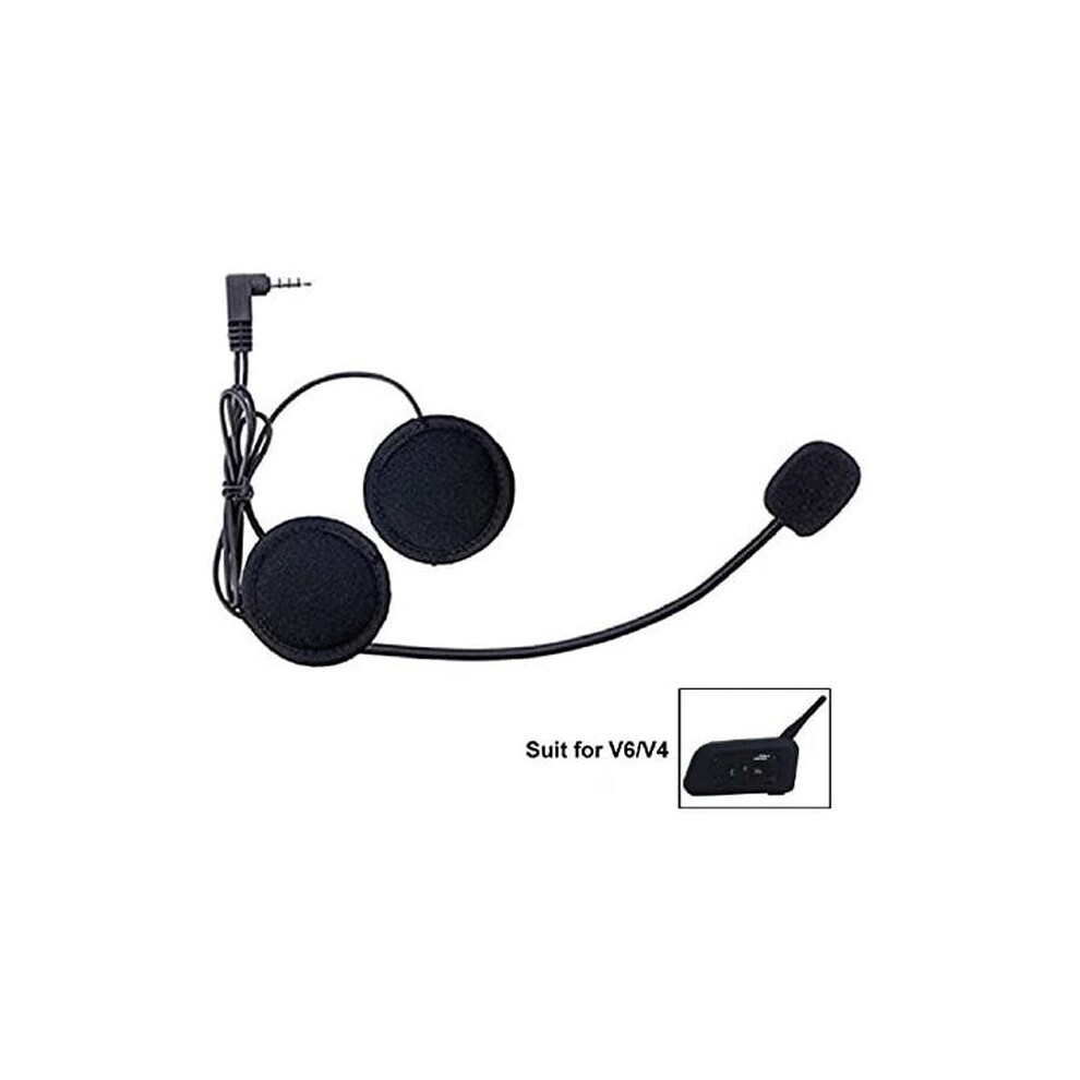 Motorcycle Intercom Helmet - Rncyn - V6 Pro/V6/V4 Compatibility - Built-In Hard Microphone - High Quality Headphones 9486689773649