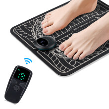 Elektrische Fußmassagematte - RNCYN - elektrischer Puls - Fernbedienung inbegriffen - Modell 101437