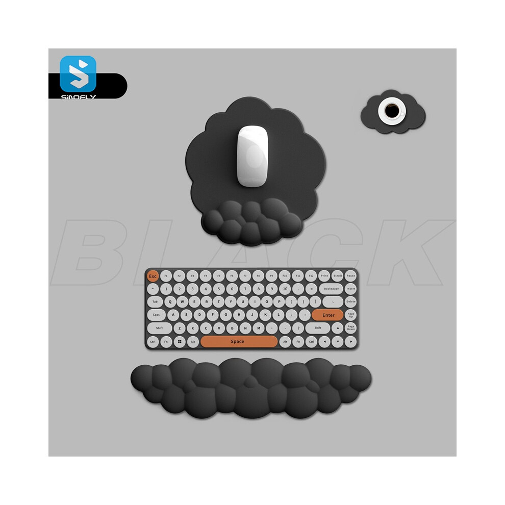 Ergonomic Mouse Pad - Rncyn - Wrist Rest Set - Memory Foam - Non-Slip Base 9486689760519