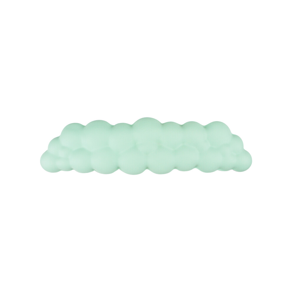 Keyboard Wrist Rest - Rncyn - Soft Silicone - Resistant Pu - Cloud Design - Office Use - Green 9106058685419