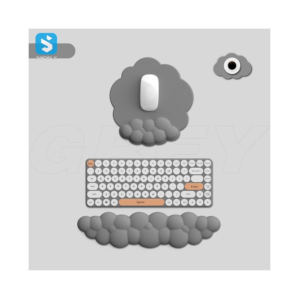 Ergonomic Mouse Pad - Rncyn - Wrist Rest Set - Memory Foam - Non-Slip Base 9486689760526