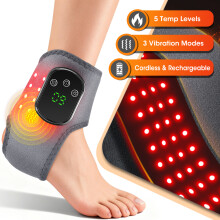 Akkuloser Fußmassager - RNCYN - Rotlichttherapie - 40 LED-Perlen - Premium-Tauchstoffstoff