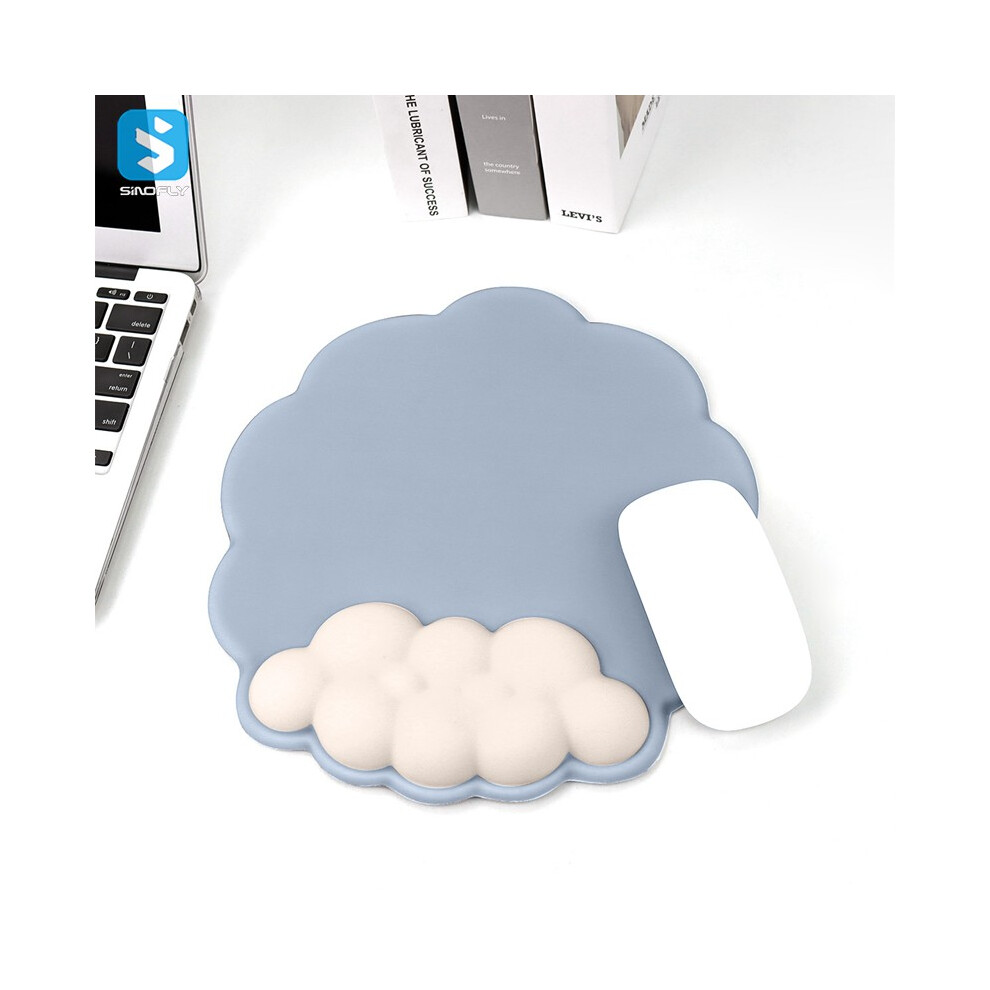 Mouse Pad With Wrist Rest - Rncyn - Soft Cloud Wrist Rest - Silicone + Pu - Use For Mouse 9106058683750