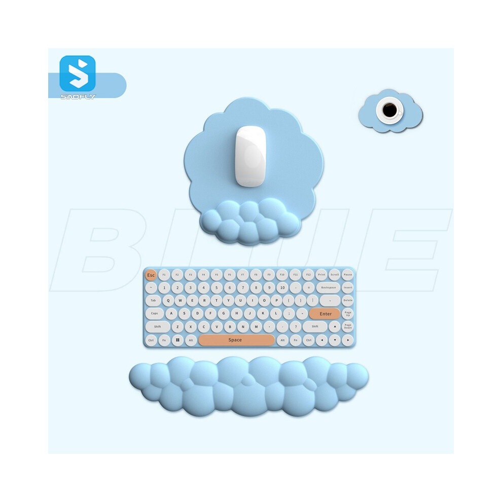 Ergonomic Mouse Pad - Rncyn - Wrist Rest Set - Memory Foam - Non-Slip Base 9486689760465
