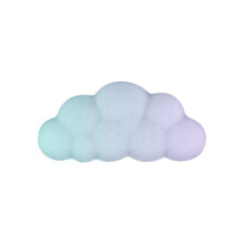 Alfombrilla ergonómica - RNCYN - Reposamuñecas integrado - Silicona y material de PU - Cómoda - Diseño en la nube