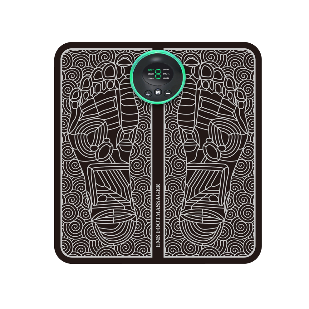 Rncyn Ems Foot Massage Mat - 6 Adjustable Modes - 19 Intensities - Foot Physiotherapy