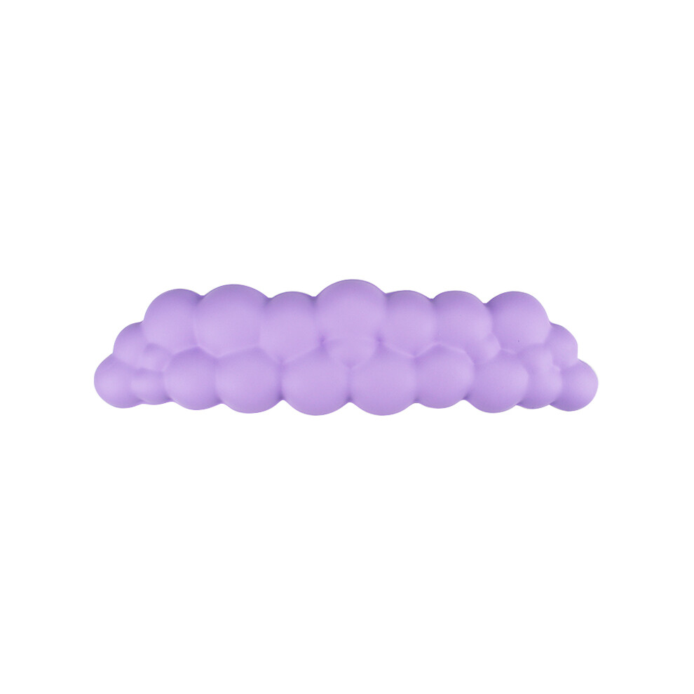 Keyboard Wrist Rest - Rncyn - Soft Silicone - Resistant Pu - Ergonomic Cloud - Office Use - Purple 9106058685426