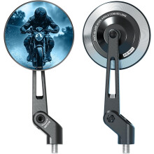 Specchietti pieghevoli per motociclette - RNCYN - Antiriflessi - Anti-appannaggio - Impermeabili - Regolabili a più angoli