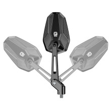 Specchietto retrovisore antiriflesso della moto - RNCYN - Lega di alluminio - Modello RM-201 - Antiriflesso