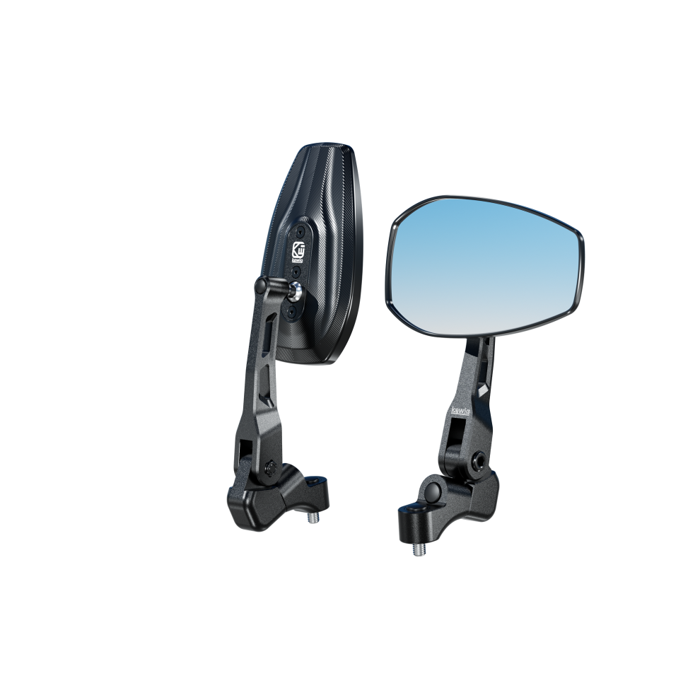 Universal Motorcycle Mirror - Rncyn - Anti-Glare - Anti-Fog - Coating - Aluminium 6063 Blue 9106058689905