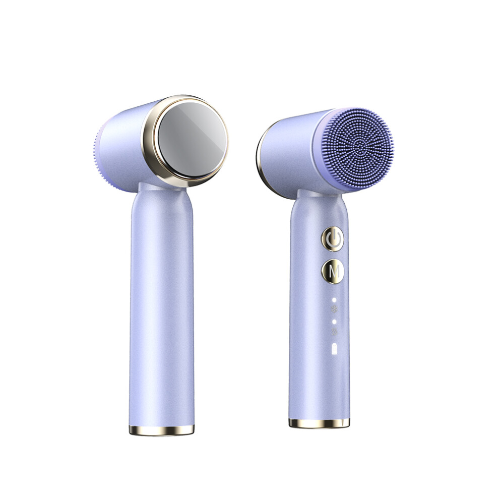Rncyn Sonic Facial Cleansing Brush - Waterproof - 6 Brush Heads - Usb Rechargeable - Pore Cleaner