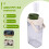 1LCold Brew Coffee Maker,Heavy Duty Coffee Jar with Handle,LeakProof Lid,Ideal for Cold Coffee Brewing,Kitchen Essential 6