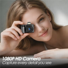 Appareil Photo Numérique Portable pour Enfants, Appareil Photo Compact à Carte Mémoire pour Adolescents, Cadeau Idéal pour les Vlogs de pour