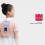 LED Display Pose Corrector For Spine Alignment And Sitting Position Improvement Pink 4