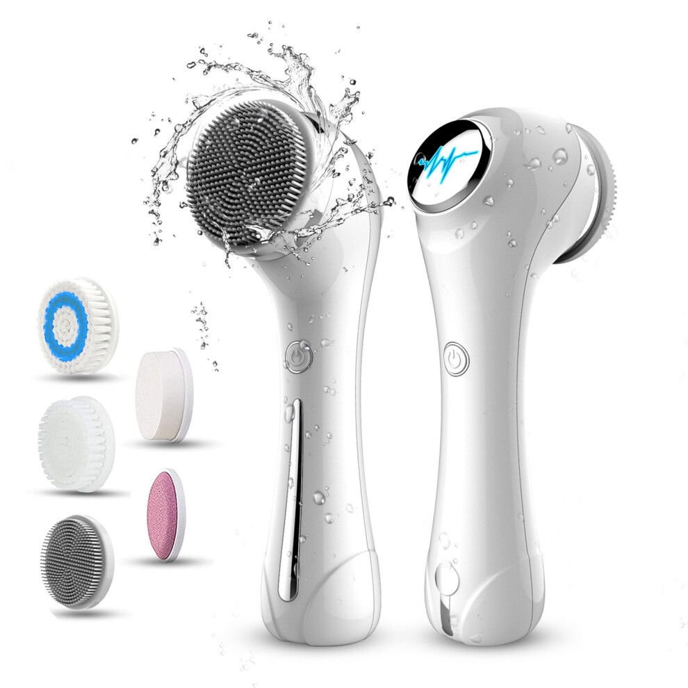 Rncyn Electric Facial Cleansing Brush - Sonic Vibrating Technology - Ultrasonic Cleansing - Rechargeable