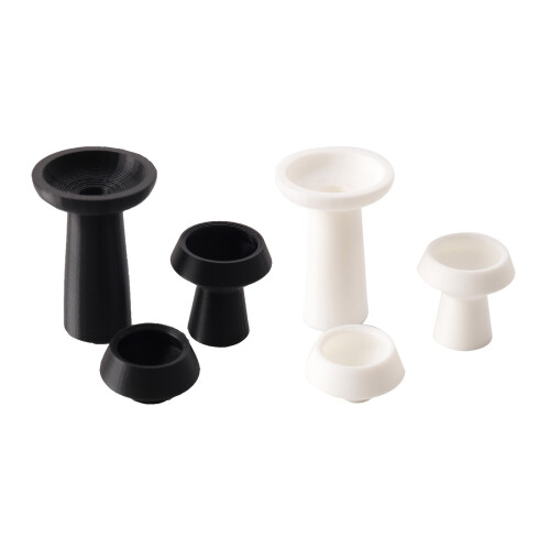 Creative Miniature Flower Pot Model Doll House Decoration Microlandscape Setting Black 1