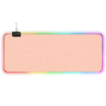 RGB Gaming Mouse Pad - RNCYN - LED - RGB Lighting - Pink - XXL - 900x400 mm - 4 mm Thickness - Non-slip Base
