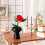 Creative Miniature Flower Pot Model Doll House Decoration Microlandscape Setting Black 6
