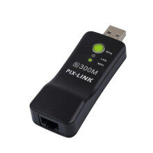 Router inalámbrico - RNCYN - 300Mbps - Repetidor de señal WiFi - Amplificador de antena dual - Negro - Adaptador de red