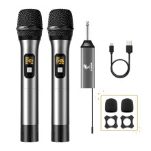 Professionele draadloze microfoon - RNCYN - Model TW-630 - Dual UHF - Dynamisch - Cardioïde