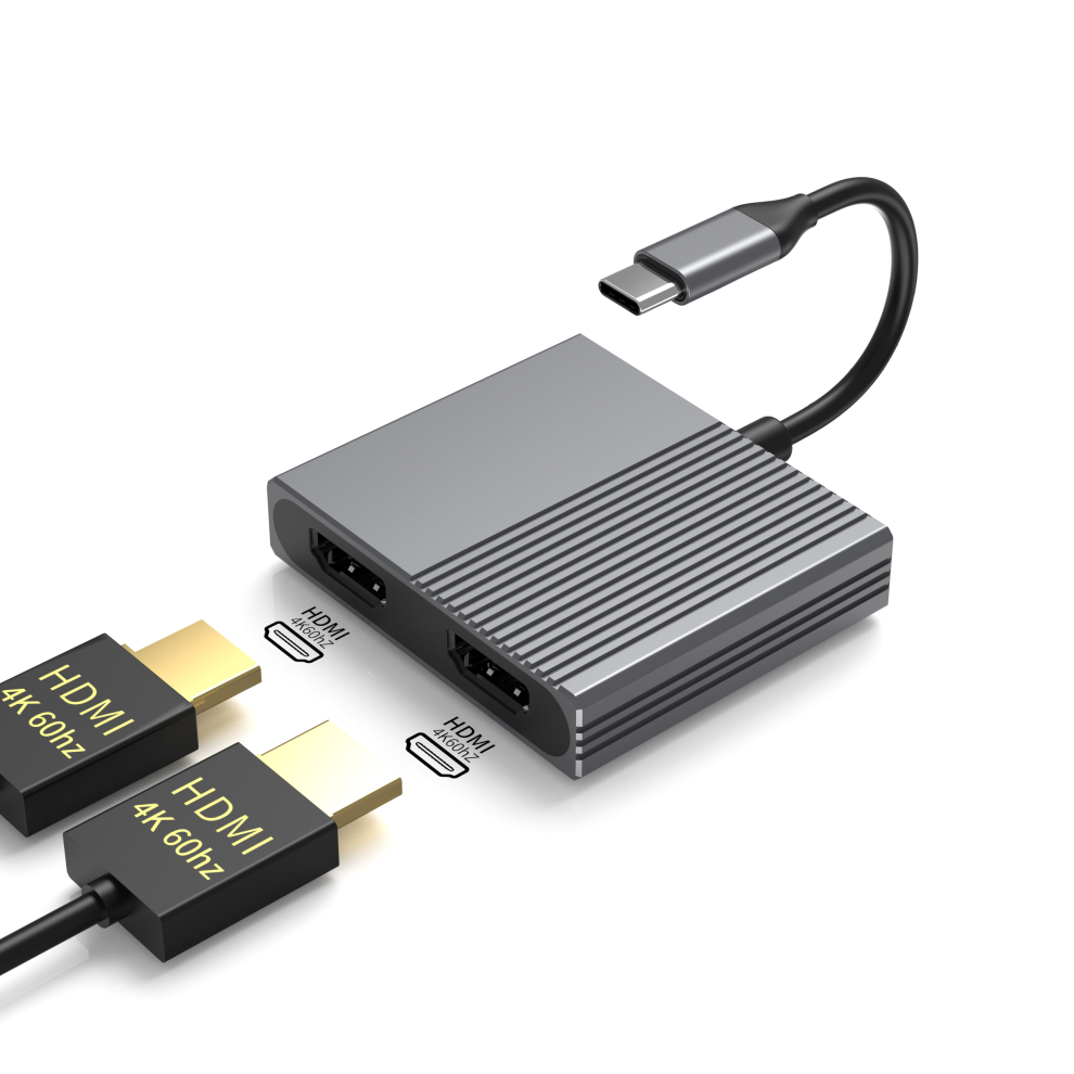 4-In-1 Usb-C Hub - Rncyn - Dp 4K 60Hz Video Interface - 4K 60Hz Hd Interface - Usb-A 3.0 5Gbps - Pd 3.0 100W 9486689741365