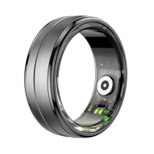 Smart Ring - RNCYN - R06 - Schwarz - Aluminiumlegierung - 15mAh - Android 5.1+ - iOS 8.0+ - QRing
