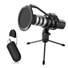 UHF draadloze microfoon - RNCYN - cardioïde - 9,7 mm membraan - gevoeligheid -40dB3dB - maximale geluidsdruk 110 dB
