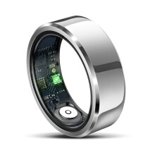 Edelstahl-Smart Ring - RNCYN - R6 - Herzfrequenz - Schrittzählung - Blut-Sauerstofftest