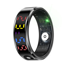 Edelstahl Smart Ring - RNCYN - Farbdisplay - Herzfrequenz - Blutsauerstoff - Sportmodus